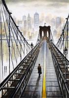 Brooklyn Bridge to Manhattan by John  Duffin